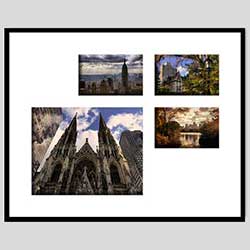 Framed Multiple Opening Mat Board Example 2