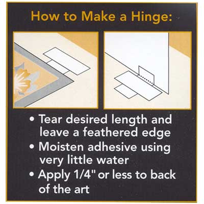 Lineco® Gummed Linen Hinging Tape