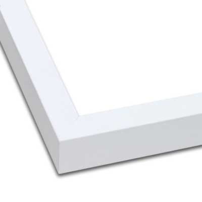 Profile 9 Wood Frame Matte White