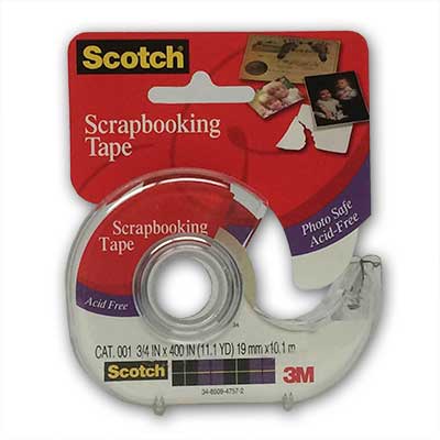 Scotch® Photo & Document Tape - Single Sided - Acid Free