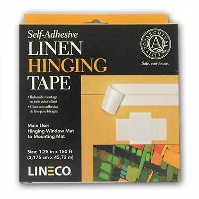 Lineco® Self-Adhesive Linen Hinging Tape