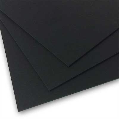 black cardboard ,black backing board