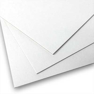 3/8 White Acid Free Buffered Foam Core Boards : 48 X 48