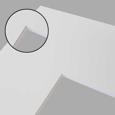 3/8 White Acid Free Buffered Foam Core Boards : 24 x 36