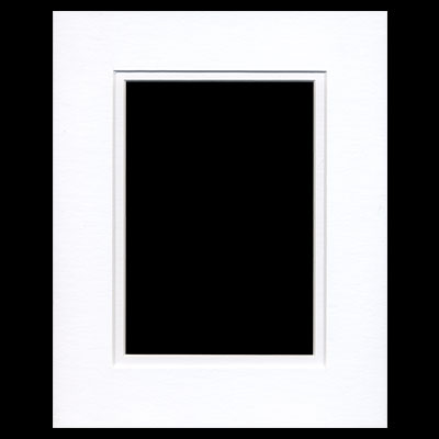 DOUBLE MAT BOARD SHOW KIT - Archival White on White