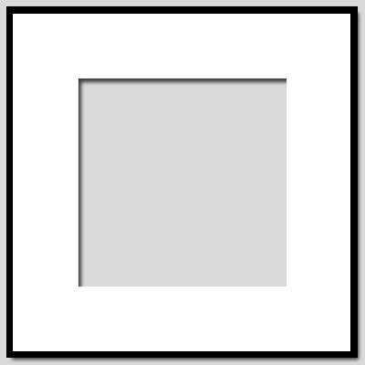 FS17 - 12-1/2x12-1/2 Frame for 8x8 Picture