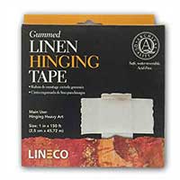 Lineco® Gummed Linen Hinging Tape