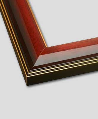 30045 Wood Frame Gloss Mahogany