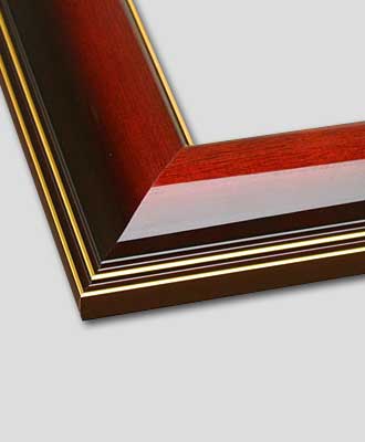 31045 Wood Frame Gloss Mahogany