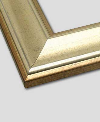 41213 Wood Frame Champagne Silver