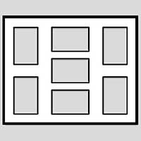FD12WB - 20x16 Collage Frame