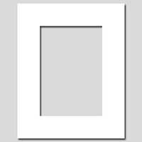 S15 7-3/4x9-3/4 Matboard for 5x7 Picture