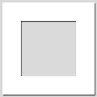 S17 12-1/2x12-1/2 Matboard for 8x8 Picture