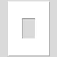 S29 12-1/4x16-1/4 Matboard for 4x6 Picture
